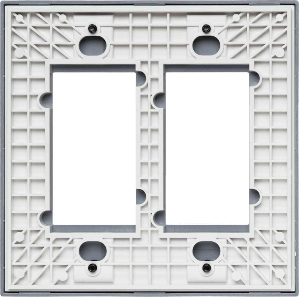 Control4® Faceplate, Contemporary, 2 Gang (White)