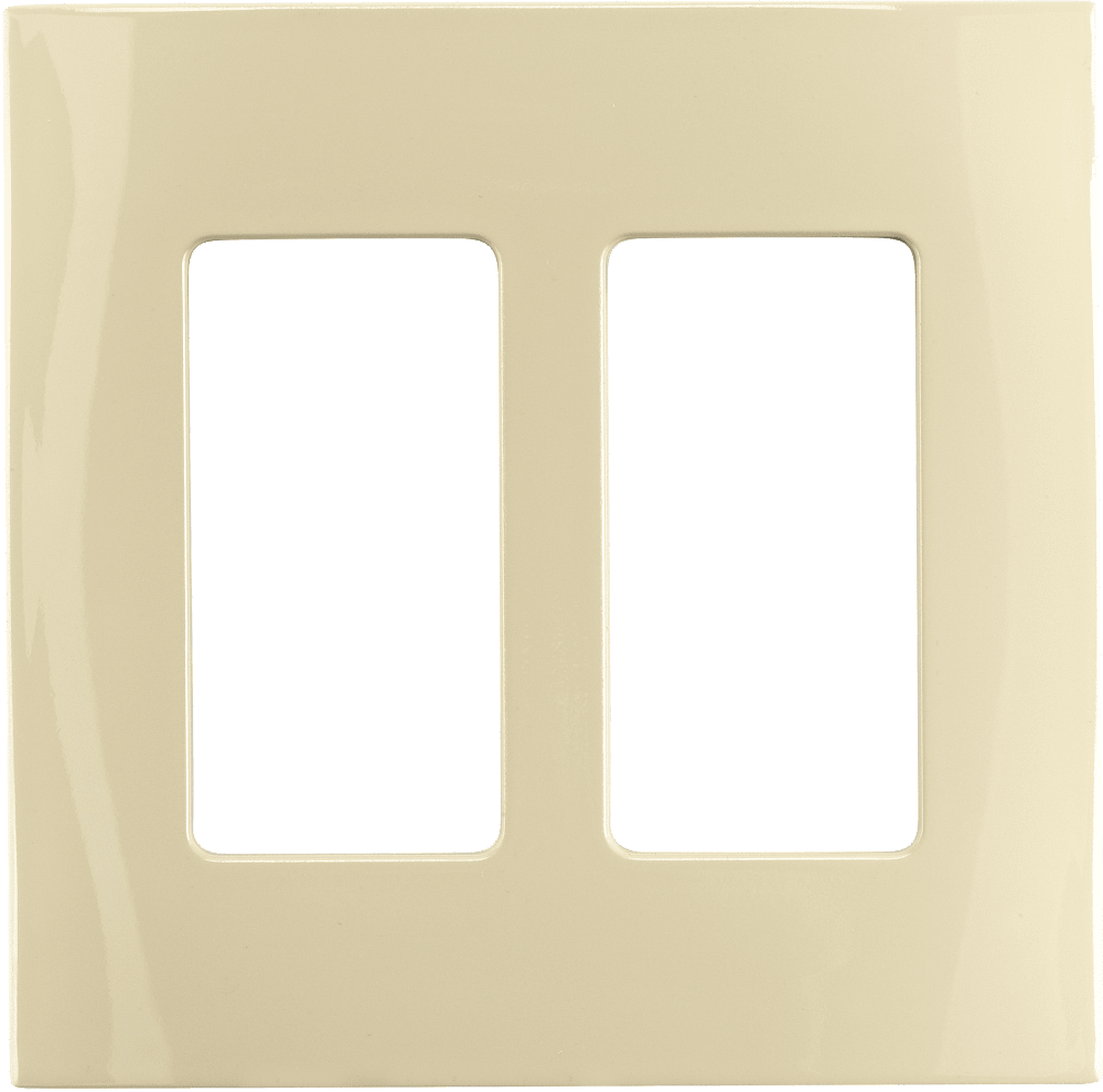 Control4® Faceplate, 2 Gang (Ivory)