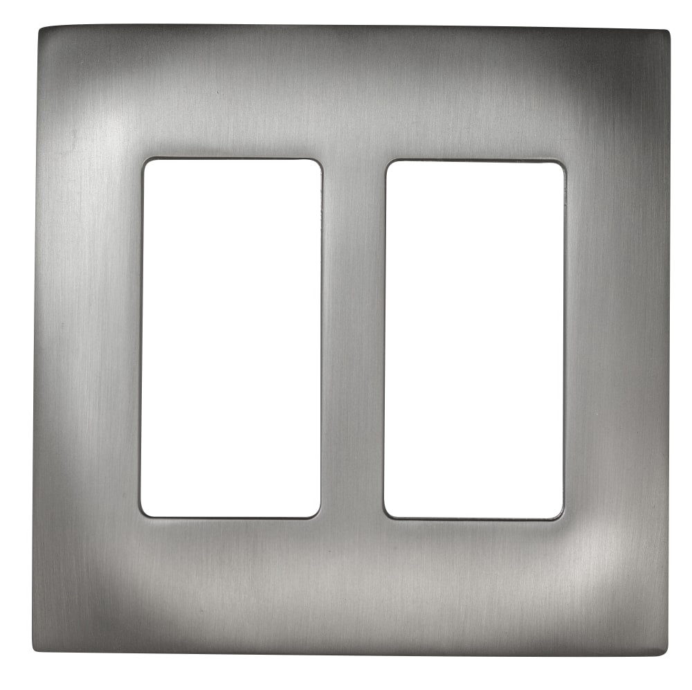 Control4® Faceplate, 2 Gang (Matte Stainless)