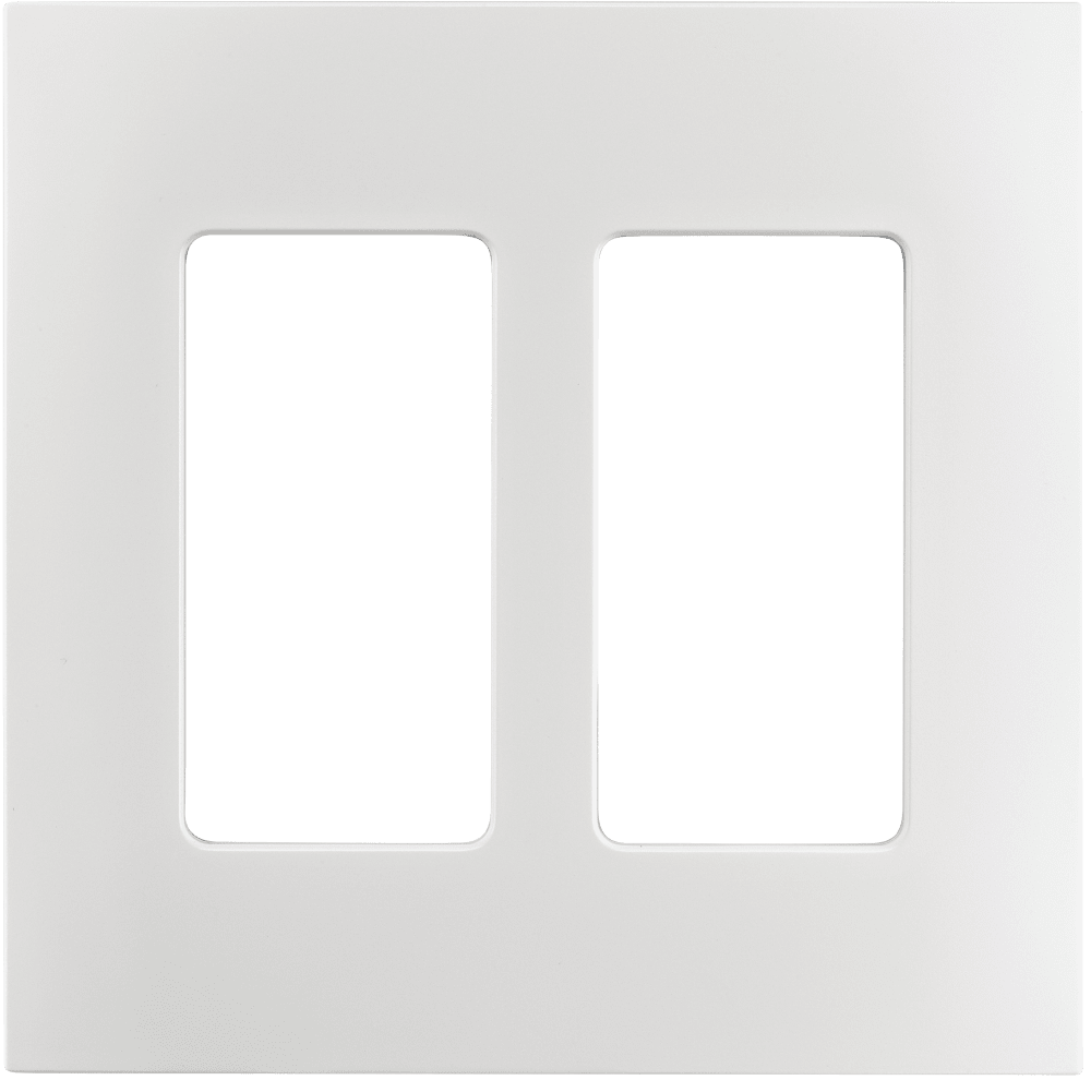 Control4® Faceplate, 2 Gang (Snow White)