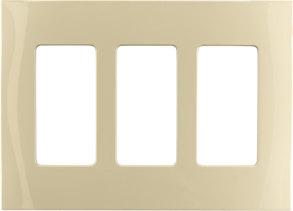 Control4® Faceplate, 3 Gang (Ivory)