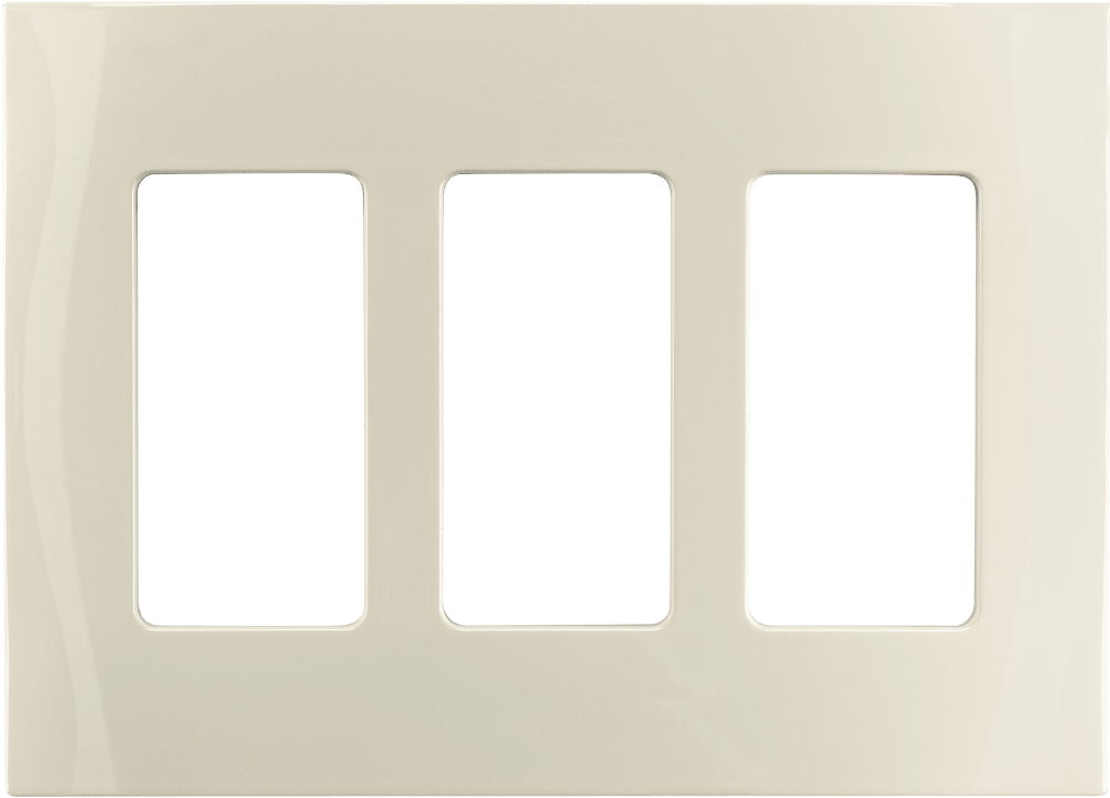 Control4® Faceplate, 3 Gang (Light Almond)