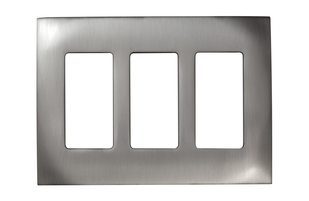 Control4® Faceplate, 3 Gang (Matte Stainless)