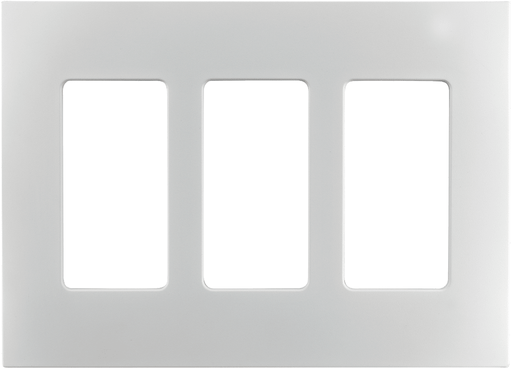 Control4® Faceplate, 3 Gang (Snow White)