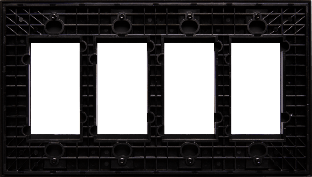 Control4® Faceplate, Contemporary, 4 Gang (Venetian Bronze)