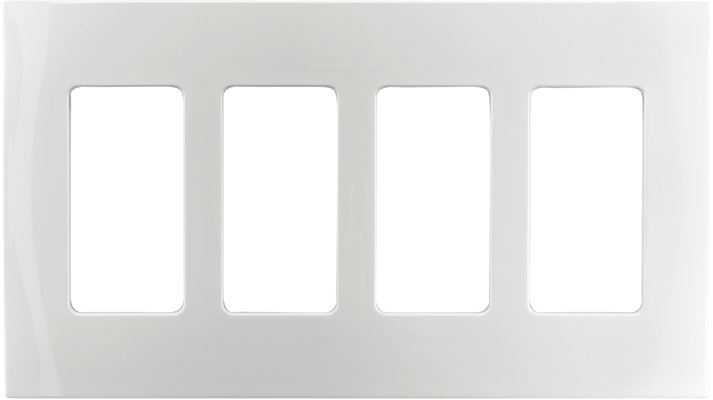 Control4® Faceplate, 4 Gang (White)