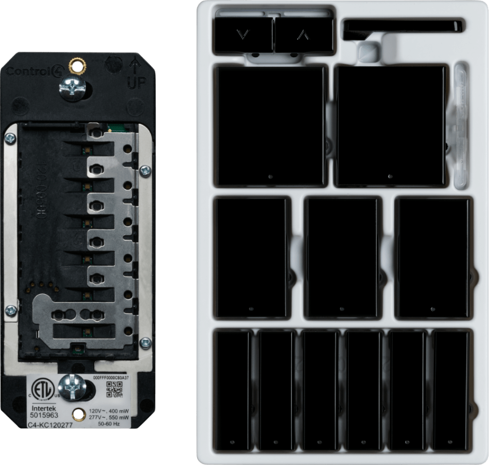 Control4® Configurable Keypad, Contemporary, 120V/277V (Black)
