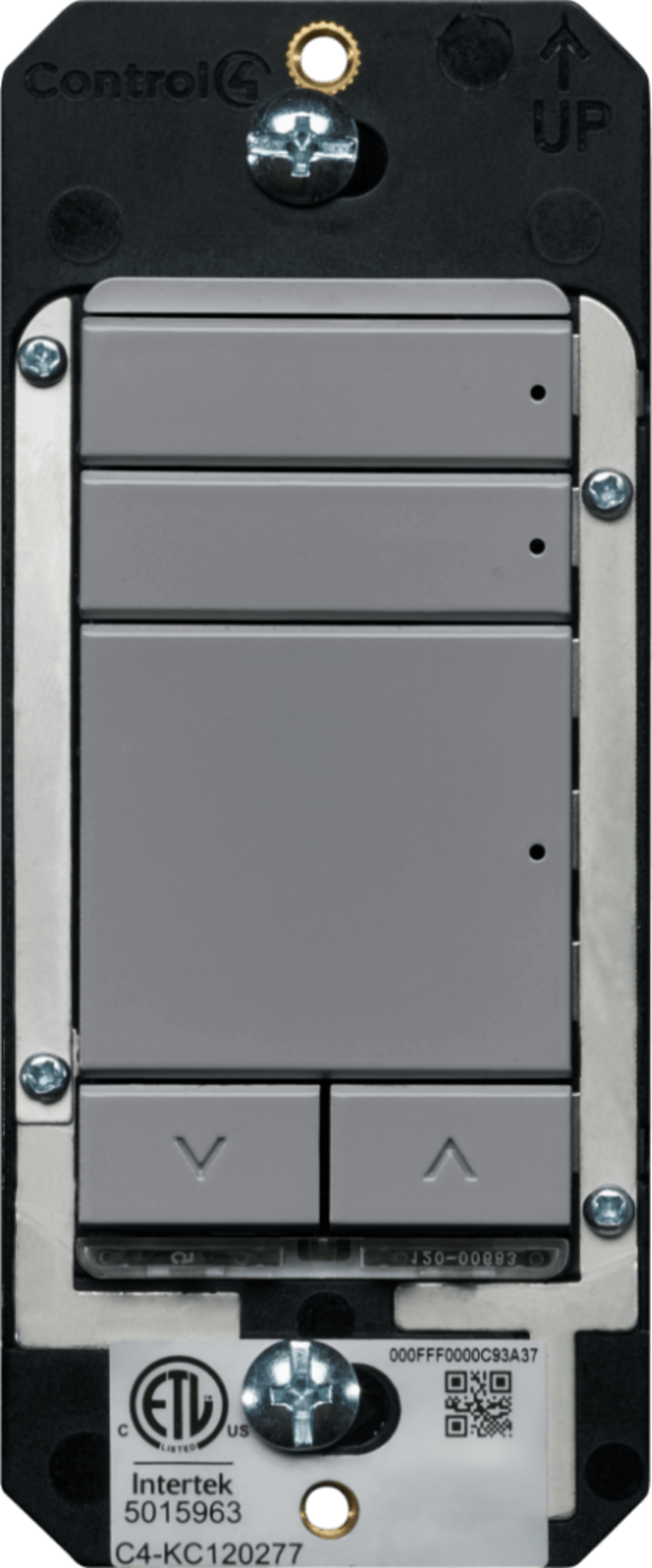 Control4® Configurable Keypad, Contemporary, 120V/277V (Gray)