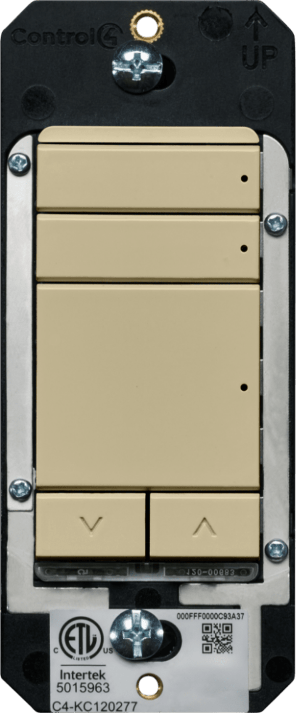 Control4® Configurable Keypad, Contemporary, 120V/277V (Ivory)