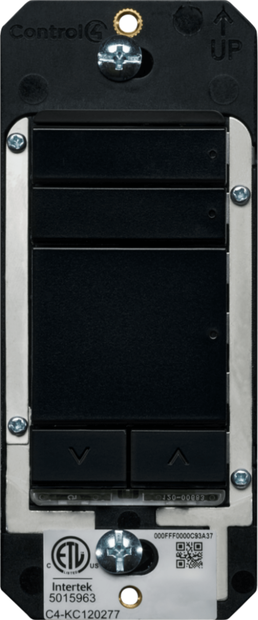 Control4® Configurable Keypad, Contemporary, 120V/277V (Midnight Black)