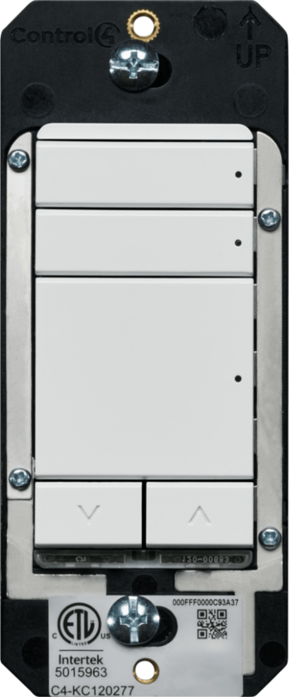 Control4® Configurable Keypad, Contemporary, 120V/277V (Snow White)