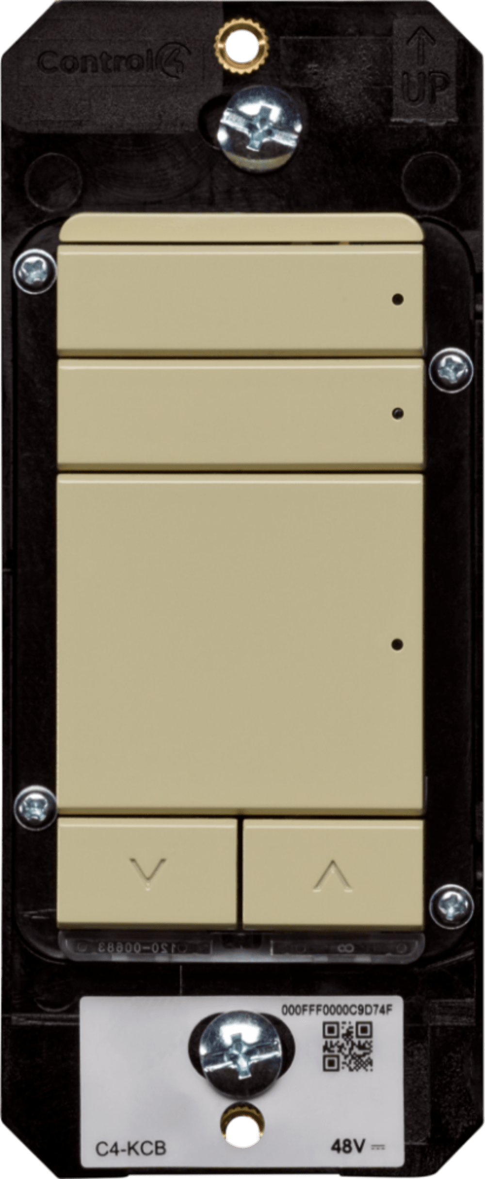 Control4® Wired Keypad, Contemporary (Ivory)