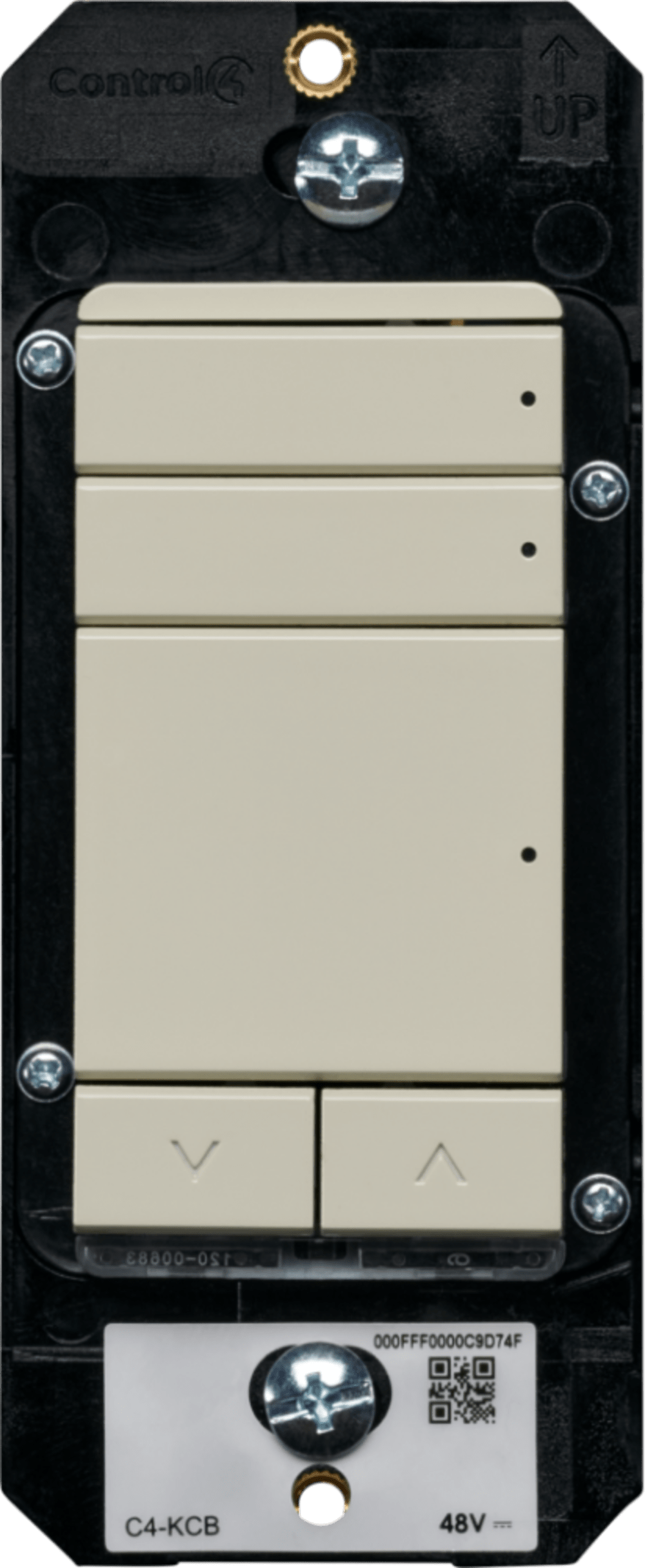 Control4® Wired Keypad, Contemporary (Light Almond)