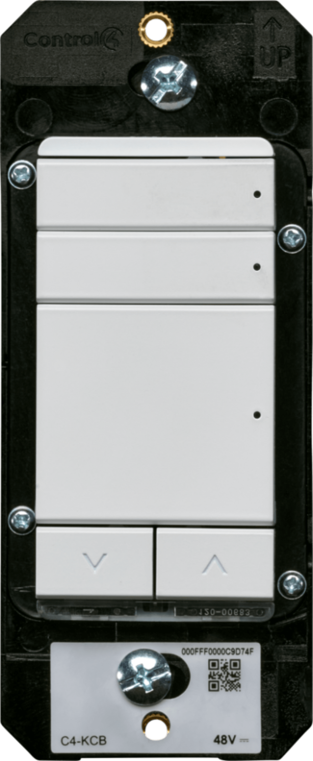 Control4® Wired Keypad, Contemporary (Snow White)