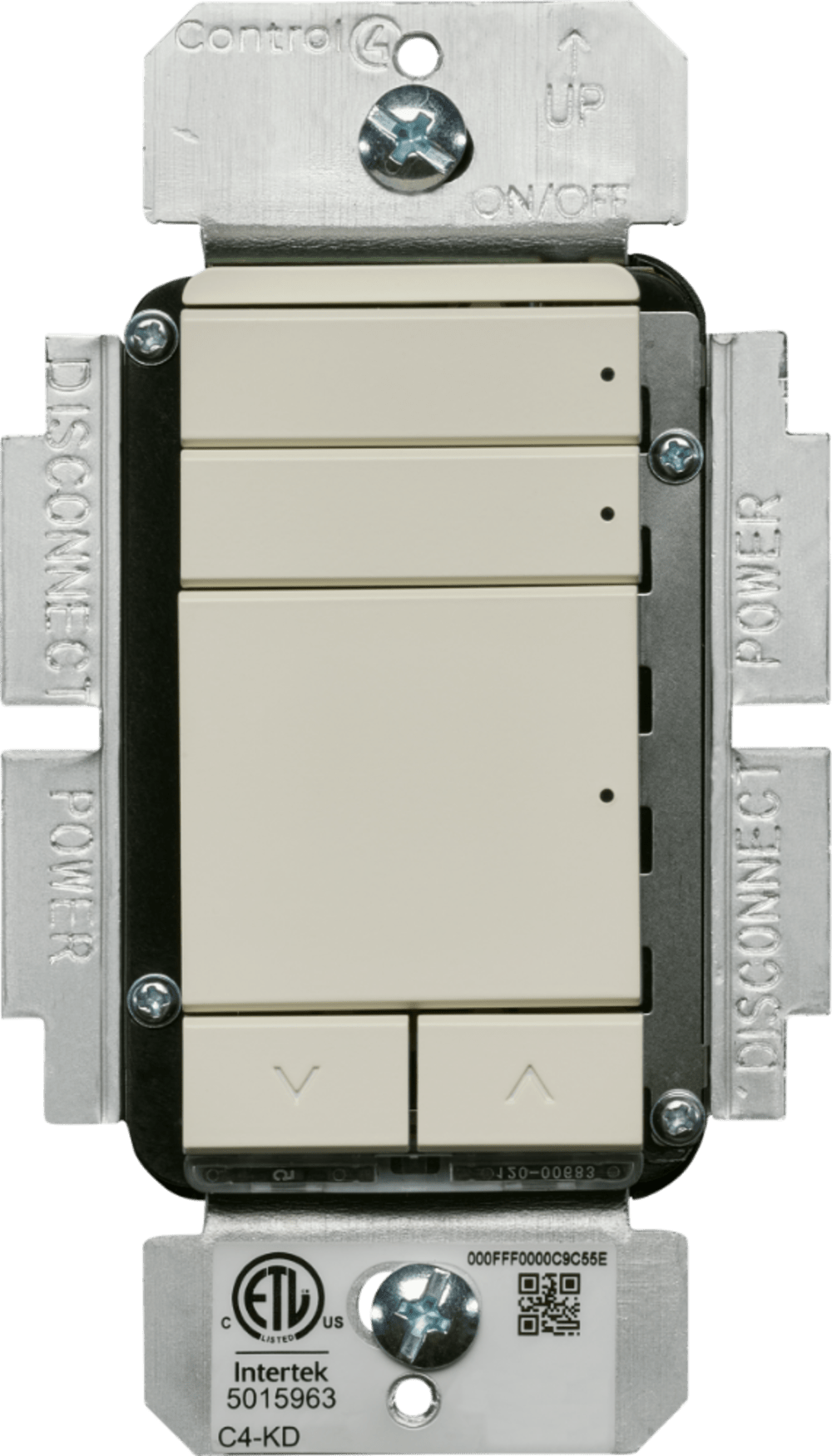 Control4® Keypad Dimmer, Contemporary, 277V (Biscuit)