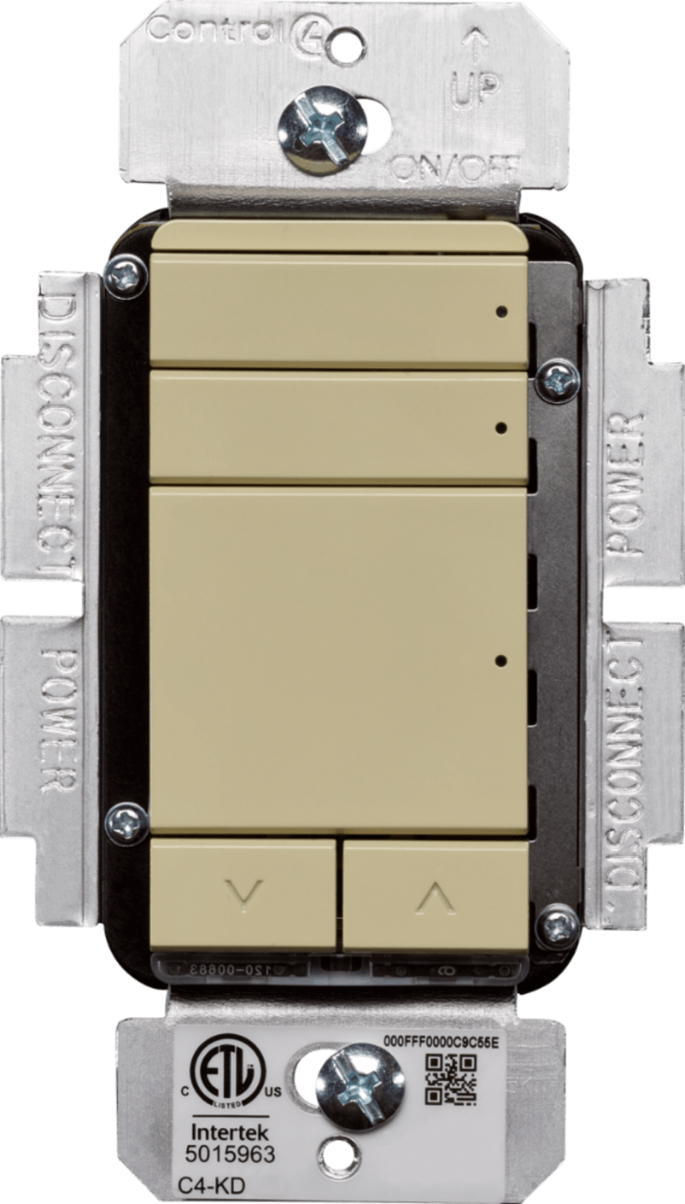 Control4® Keypad Dimmer, Contemporary, 120V (Ivory)