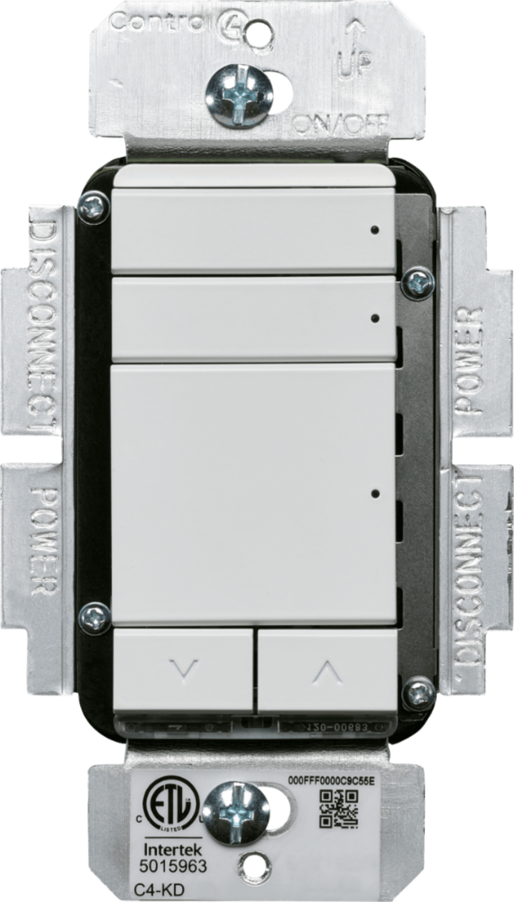 Control4® Keypad Dimmer, Contemporary, 120V (Snow White)