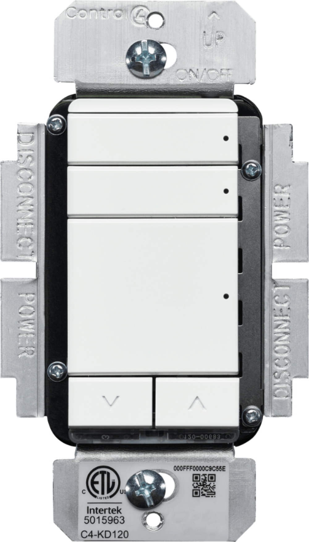 Control4® Keypad Dimmer, Contemporary, 120V (White)