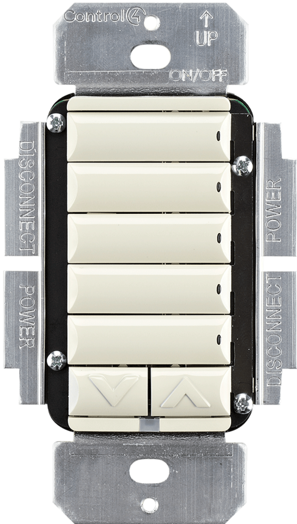 Control4® Keypad Dimmer, 277V (Light Almond)