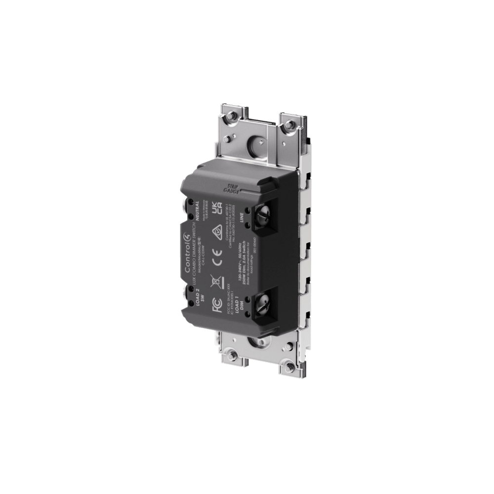 Control4® Lux Dual Dimmer Switch Keypad