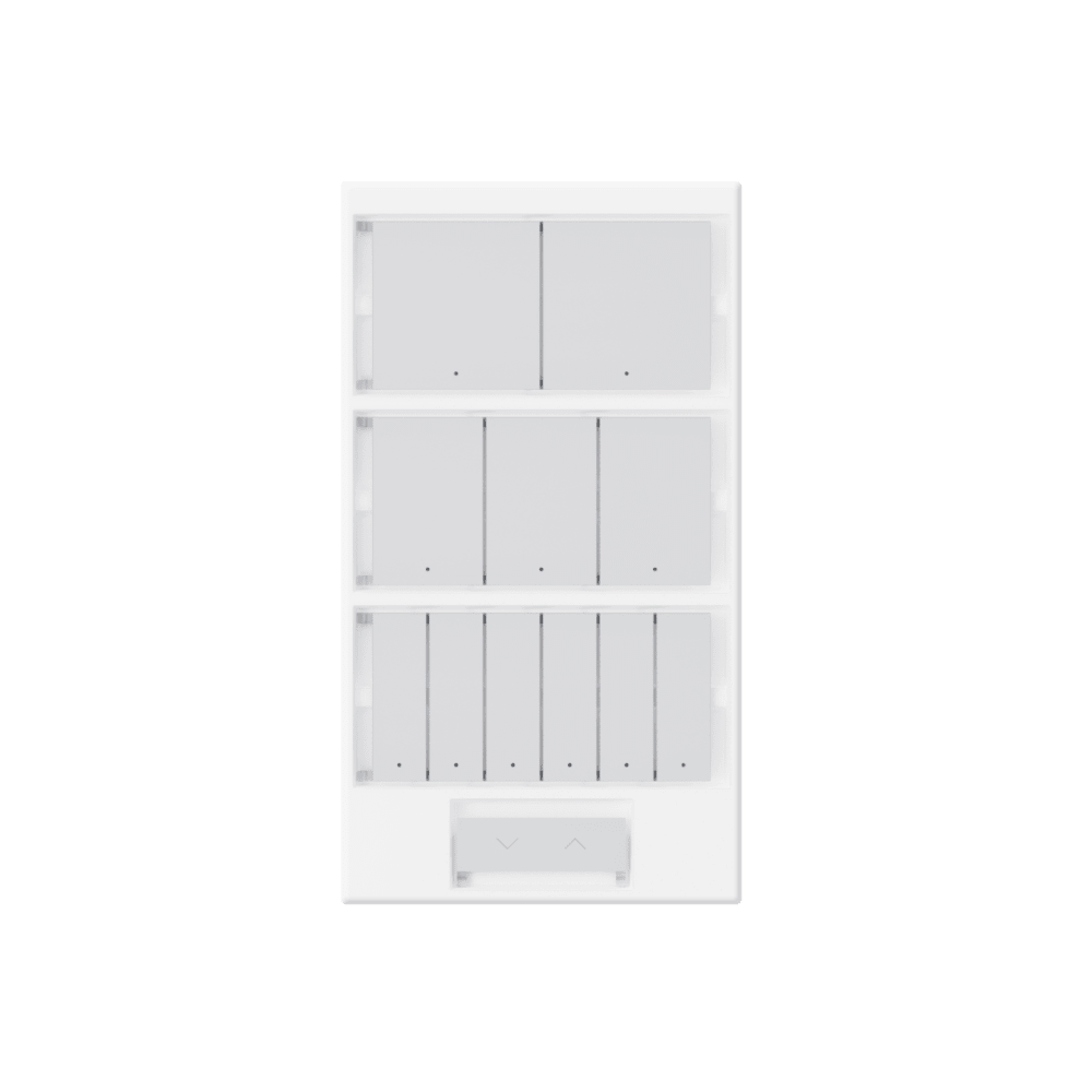 Control4® Lux Color Kit, Configurable Keypad and Keypad Dimmer - Light Gray