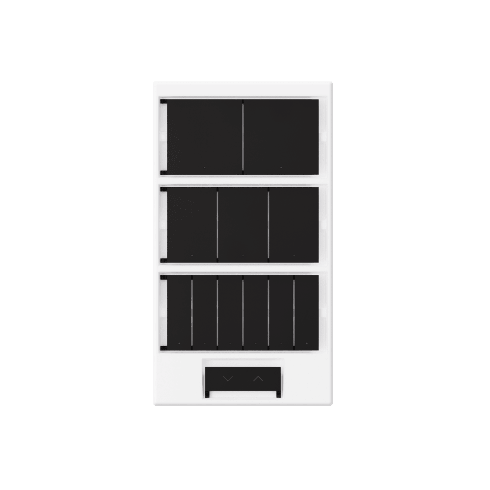 Control4® Lux Color Kit, Configurable Keypad and Keypad Dimmer - Midnight Black