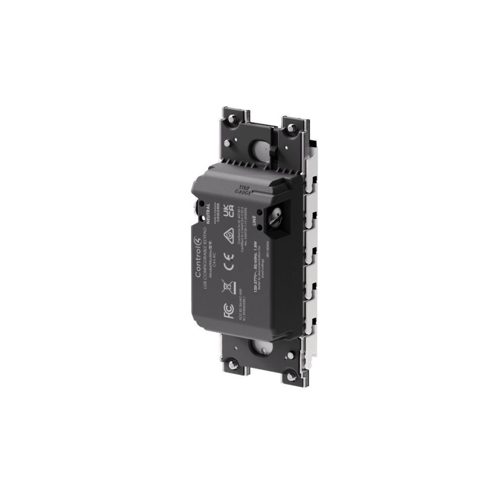 Control4® Lux Configurable Keypad