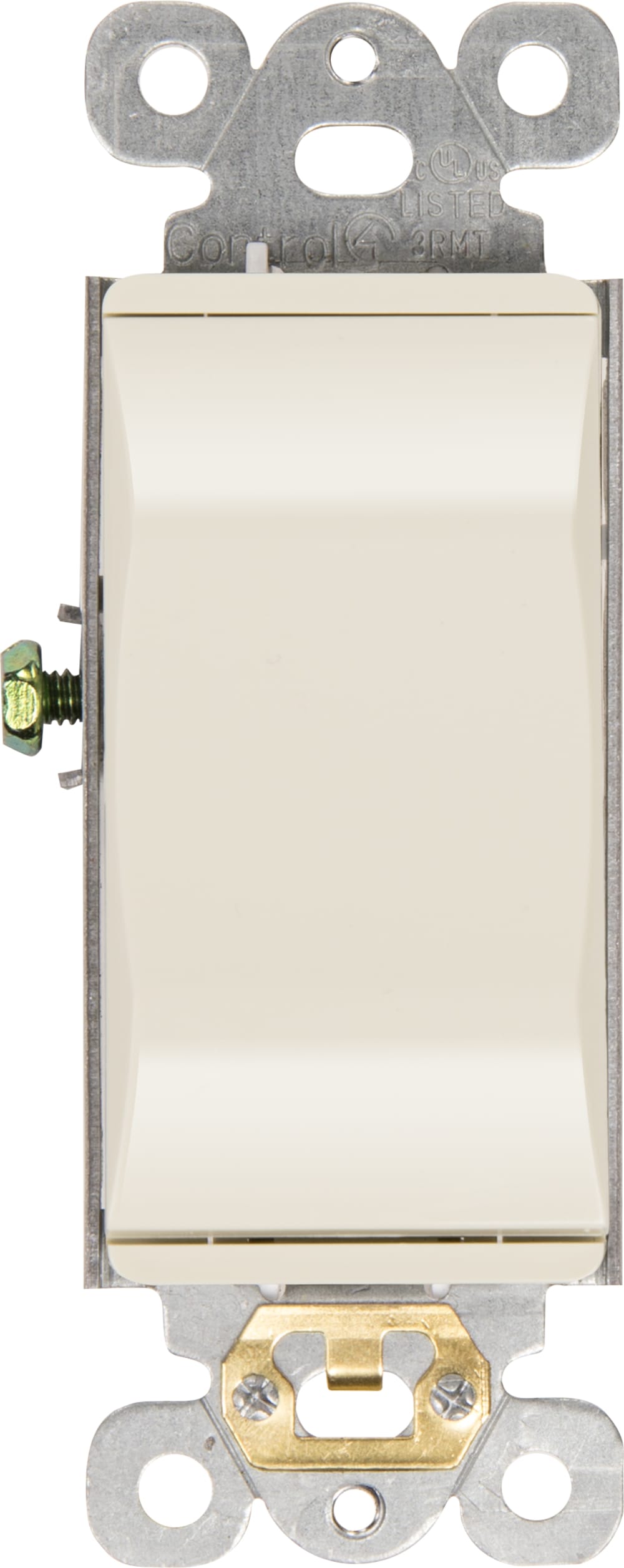 Control4® Mechanical Switch, 120-277VAC/15A (Light Almond)