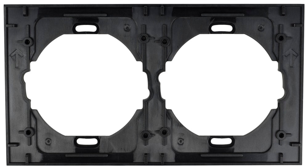 Control4® Square Dual Trim Ring, 5-pack (Midnight Black)