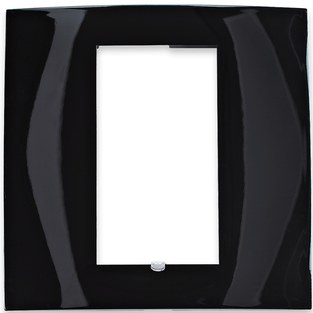 Control4® Square Single Faceplate (Black)