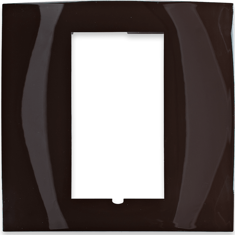 Control4® Square Single Faceplate (Brown)