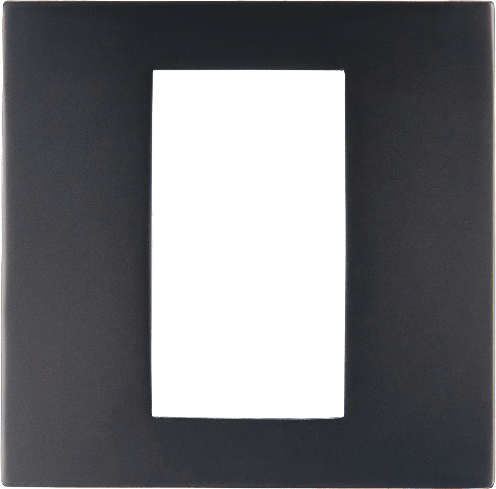 Control4® Square Single Faceplate, Contemporary (Ash Gray)