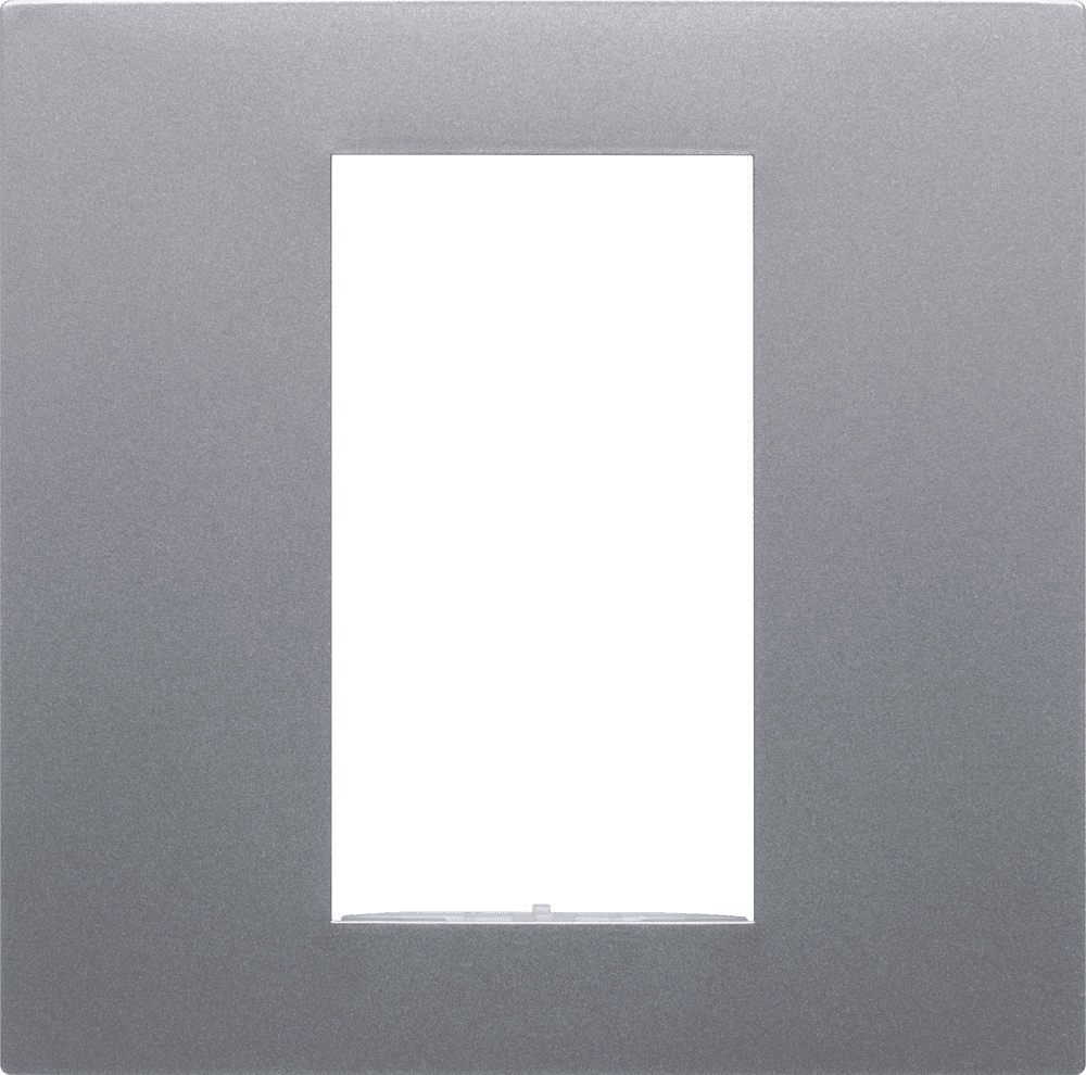 Control4® Square Single Faceplate, Contemporary (Aluminum)