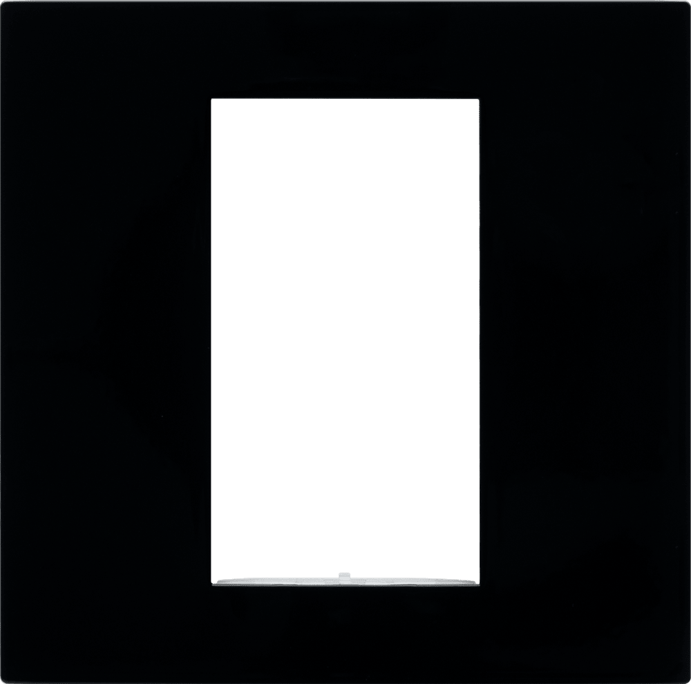 Control4® Square Single Faceplate, Contemporary (Black)