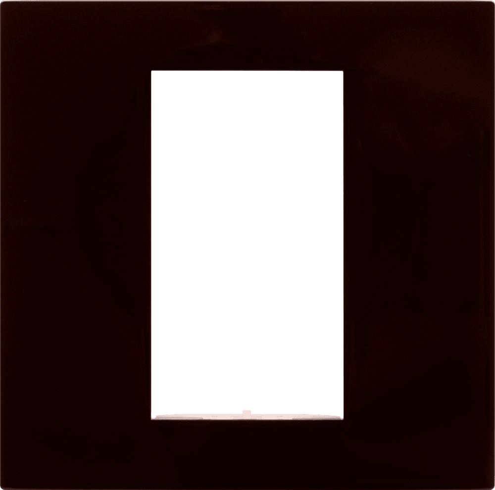 Control4® Square Single Faceplate, Contemporary (Brown)