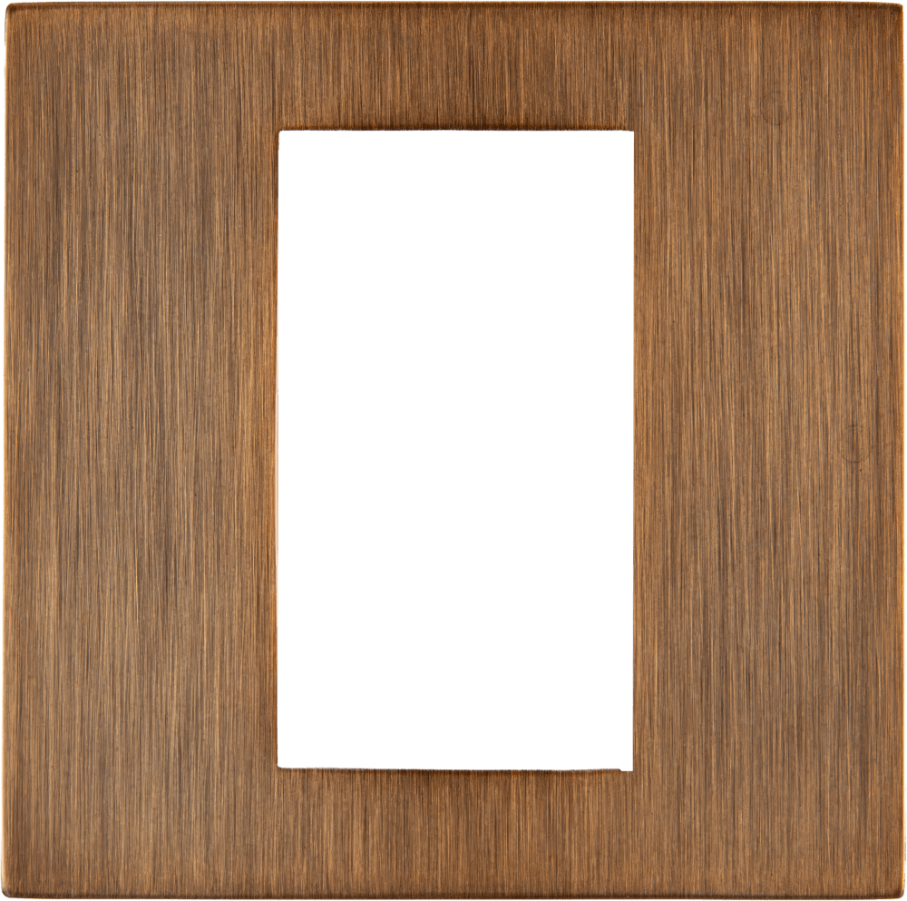 Control4® Square Single Faceplate, Contemporary (Antique Bronze)