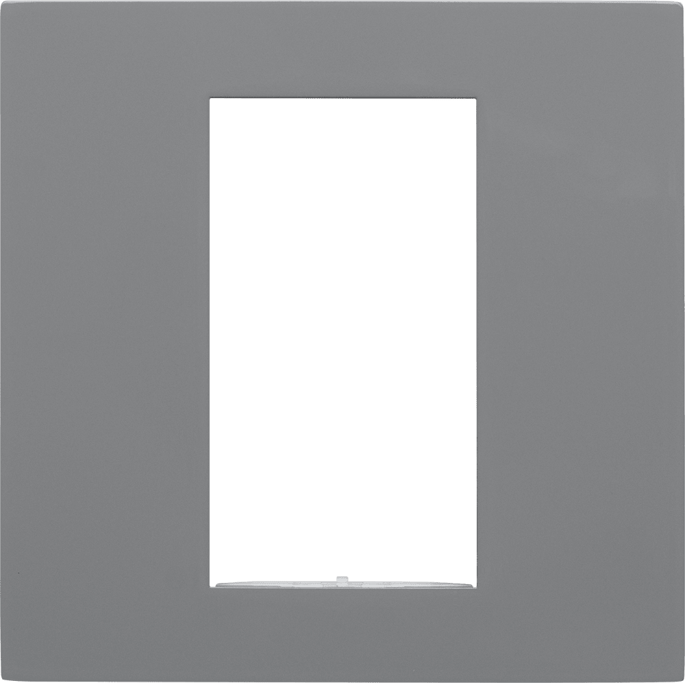 Control4® Square Single Faceplate, Contemporary (Gray)