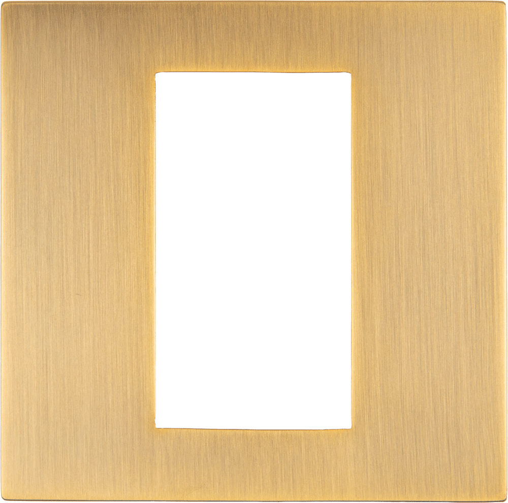 Control4® Square Single Faceplate, Contemporary (Satin Bronze)