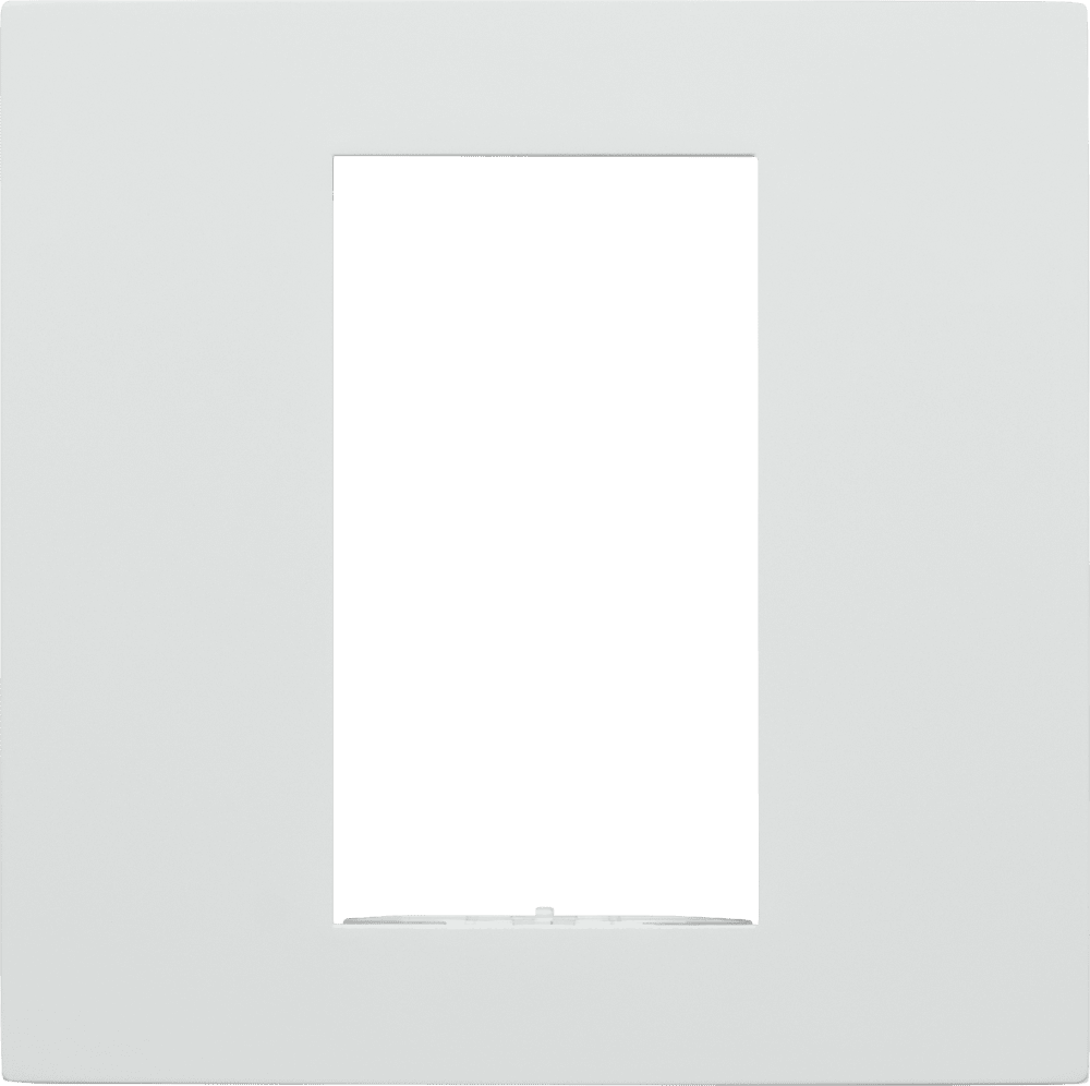 Control4® Square Single Faceplate, Contemporary (Snow White)
