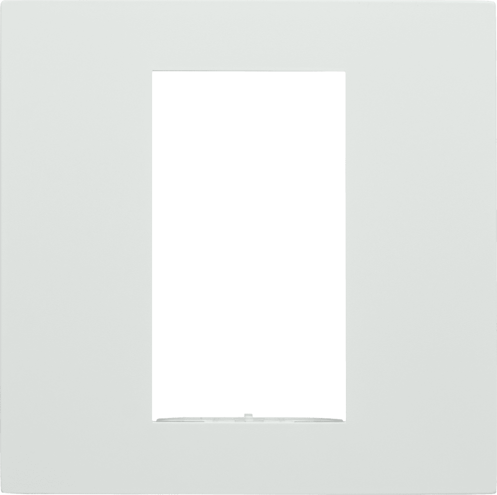 Control4® Square Single Faceplate, Contemporary (White)