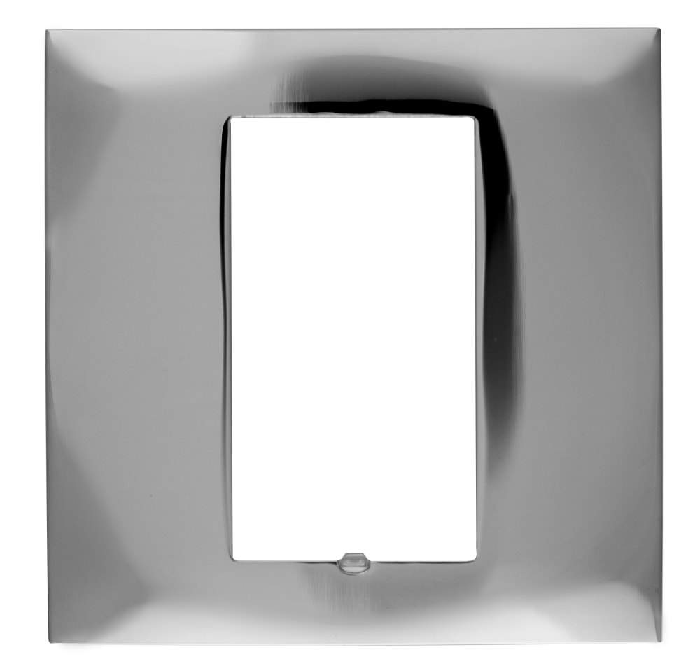 Control4® Square Single Faceplate (Chrome)
