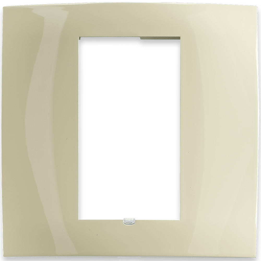 Control4® Square Single Faceplate (Ivory)