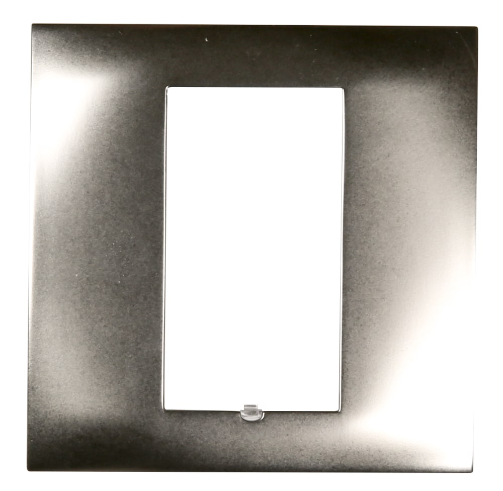 Control4® Square Single Faceplate (Satin Nickel)