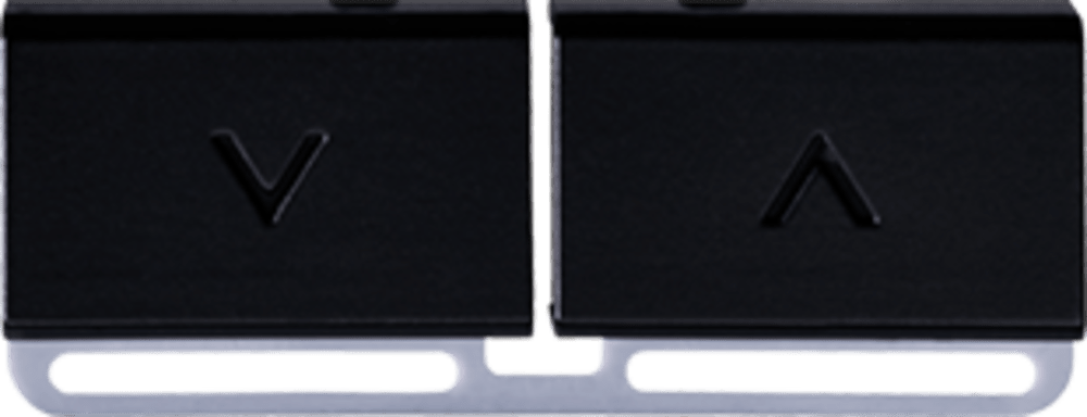Control4® Up and Down Button, Contemporary, 5-pack (Midnight Black)