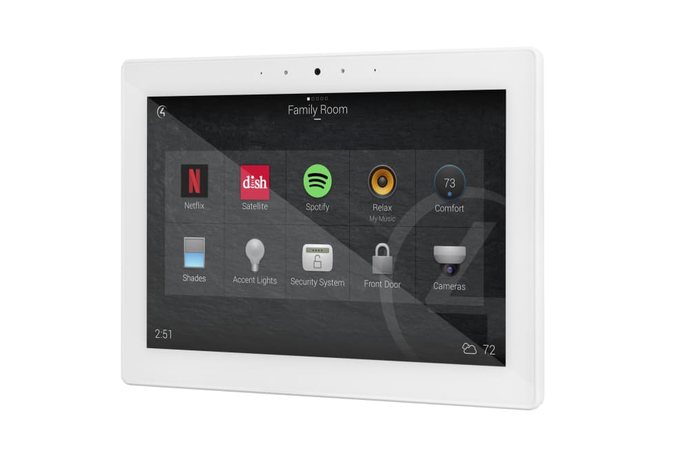Control4® T4 Series 8” In-Wall Touchscreen AC (White)
