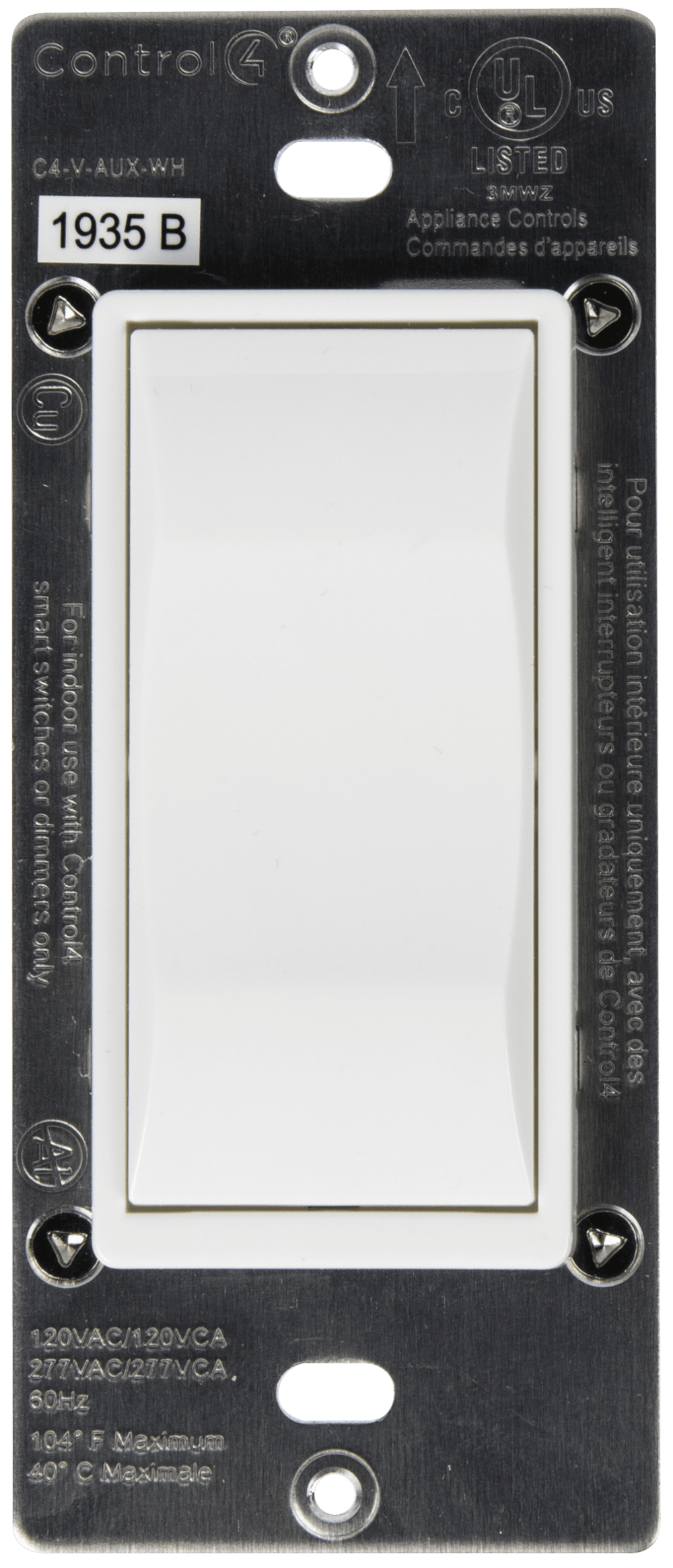 Control4® Essential Auxiliary Keypad (White)