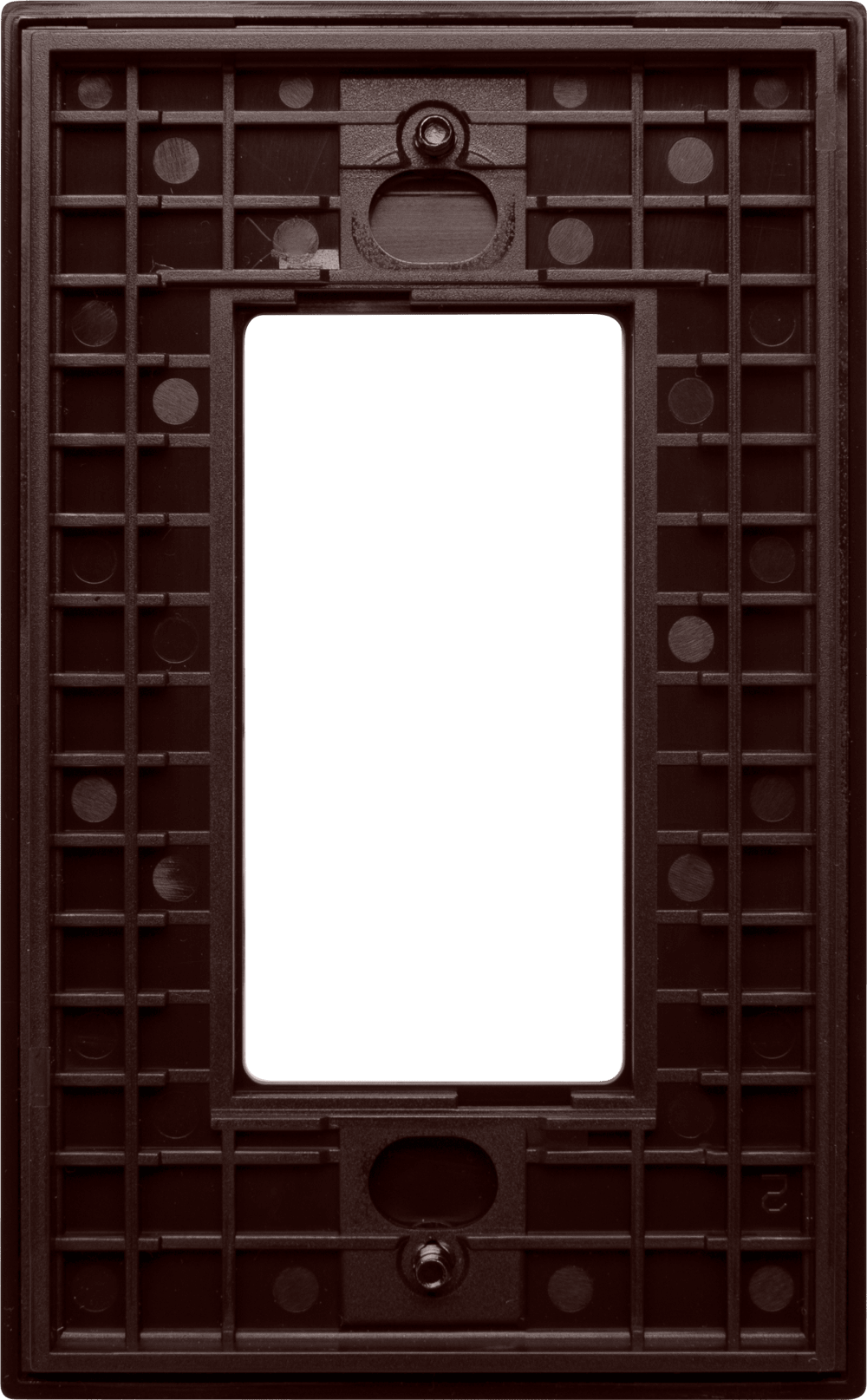 Control4® Faceplate, Essential, Contemporary, 1 Gang (Brown)