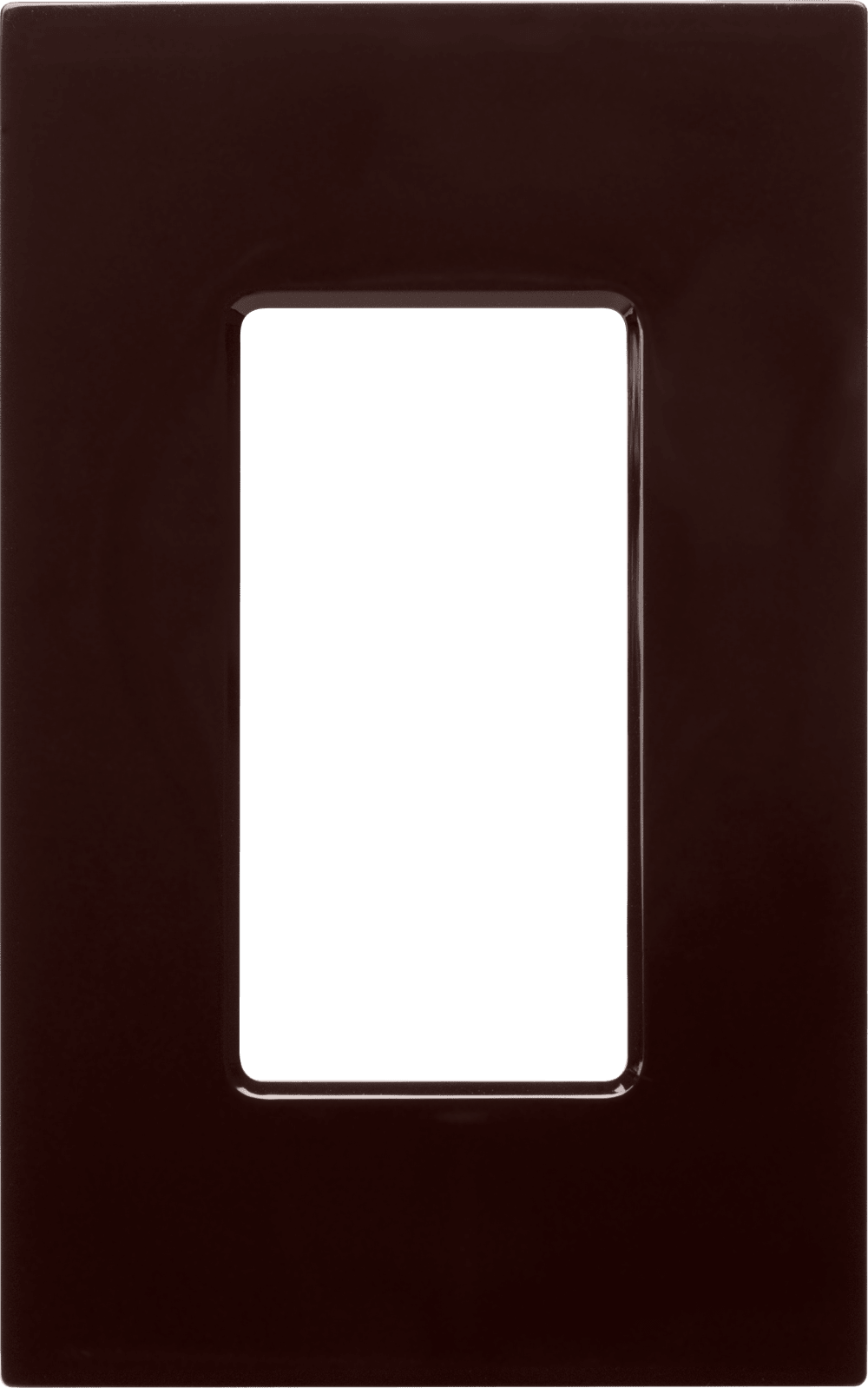 Control4® Faceplate, Essential, Contemporary, 1 Gang (Brown)