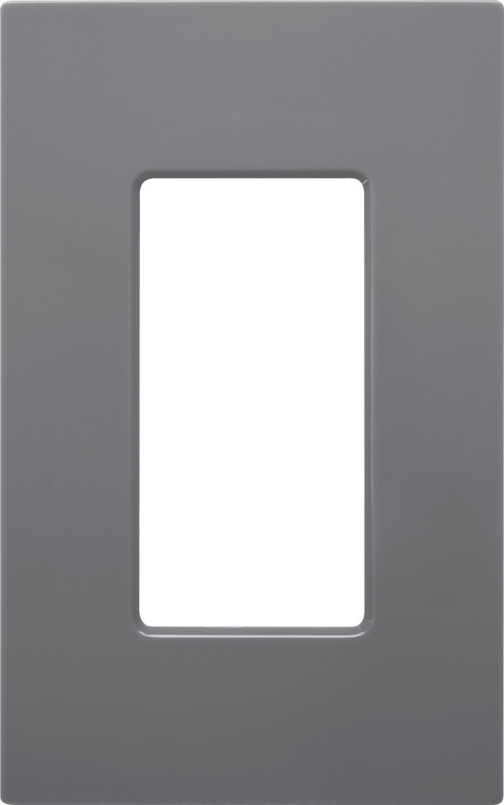 Control4® Faceplate, Essential, Contemporary, 1 Gang (Gray)