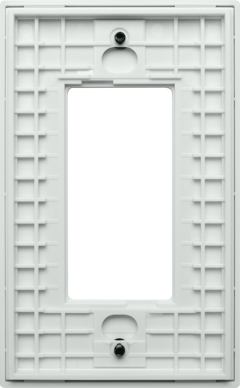 Control4® Faceplate, Essential, Contemporary, 1 Gang (White)